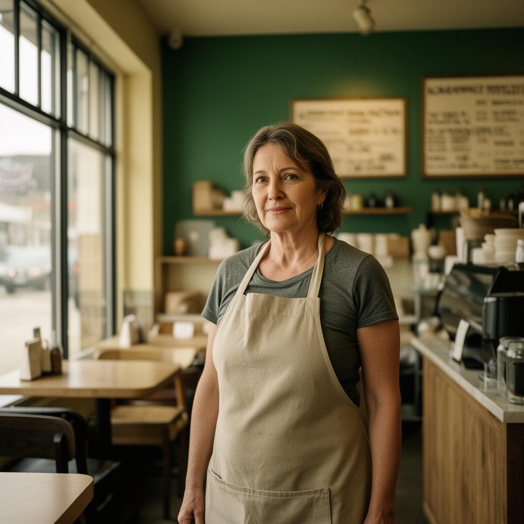 Las Vegas restaurant owner in her kitchen