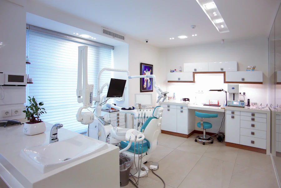 Dentist celebrating new equipment in their practice
