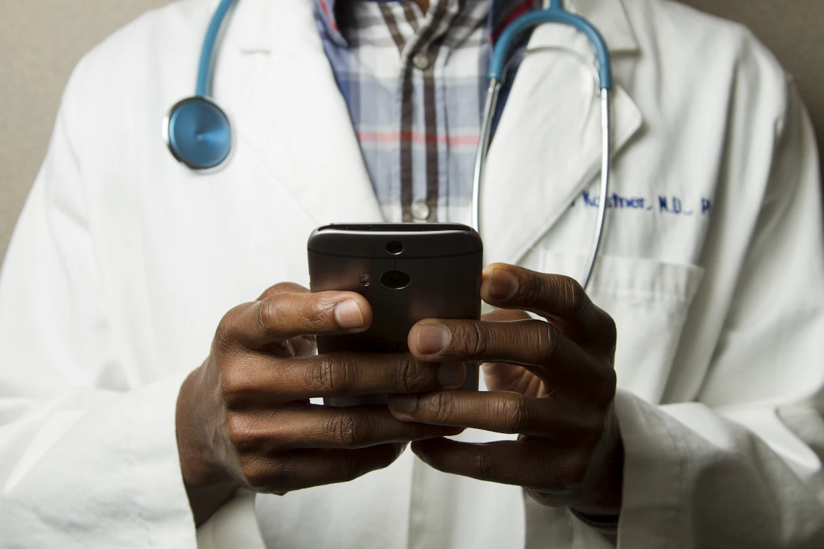 Doctor consulting a patient at a medical practice