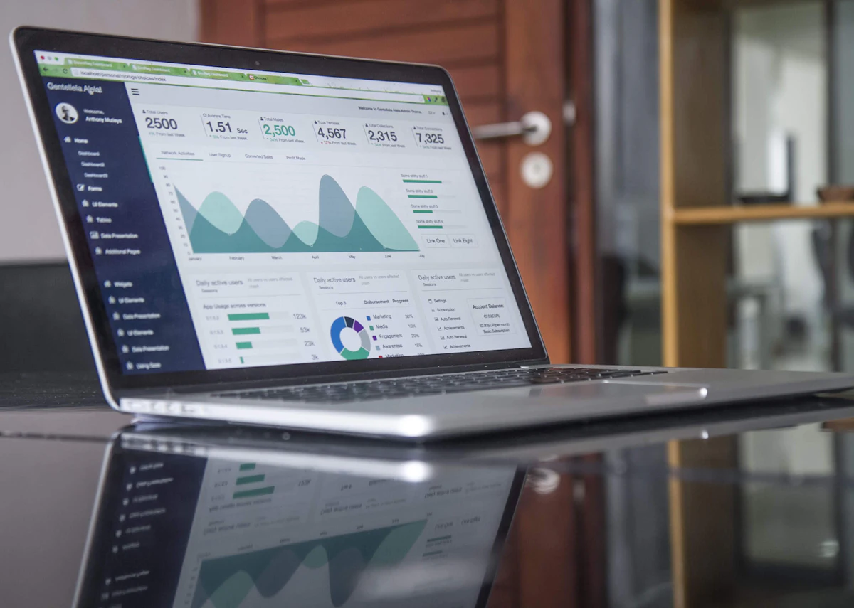 Owner reviewing a revenue dashboard on a tablet